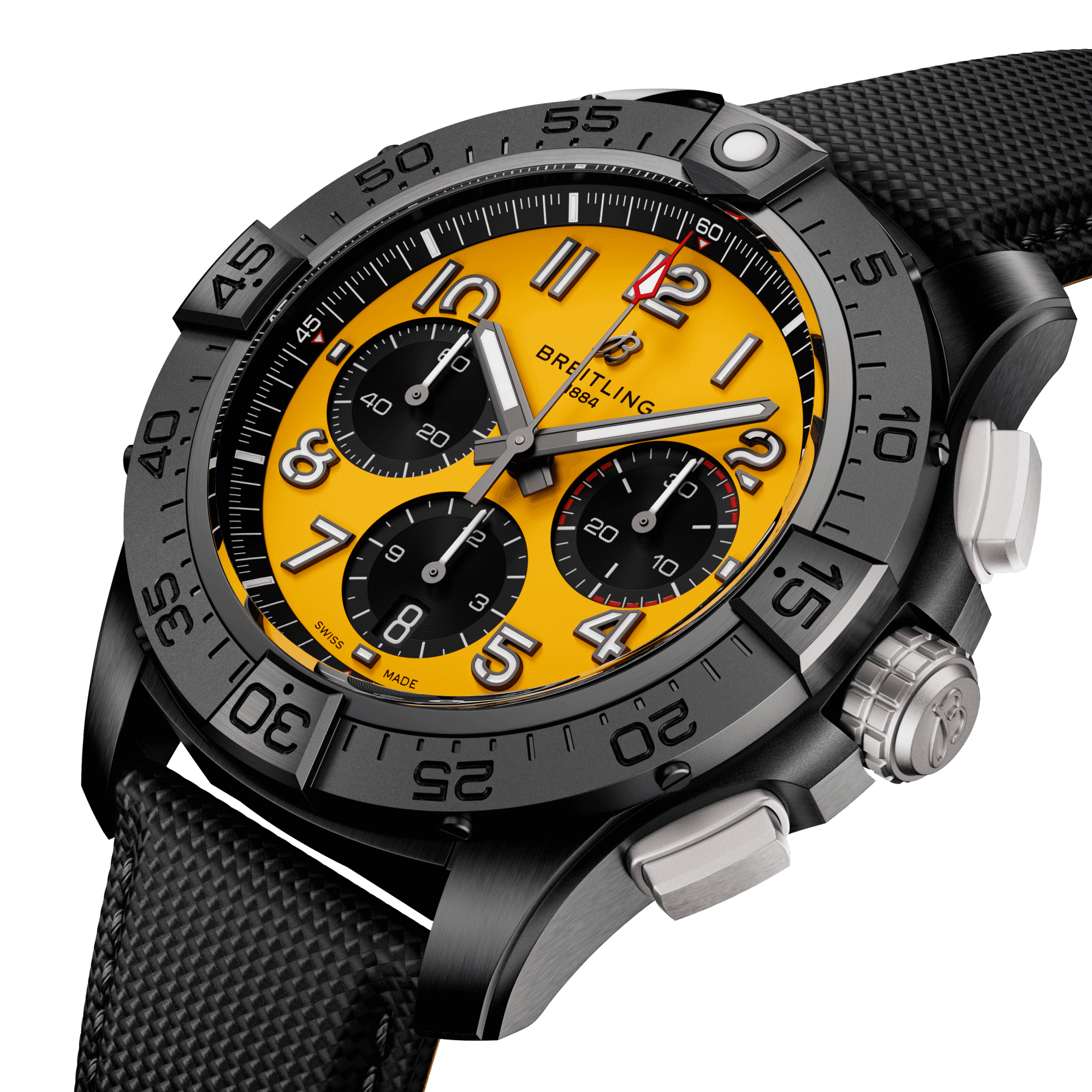 Breitling chronomat yellow on sale dial