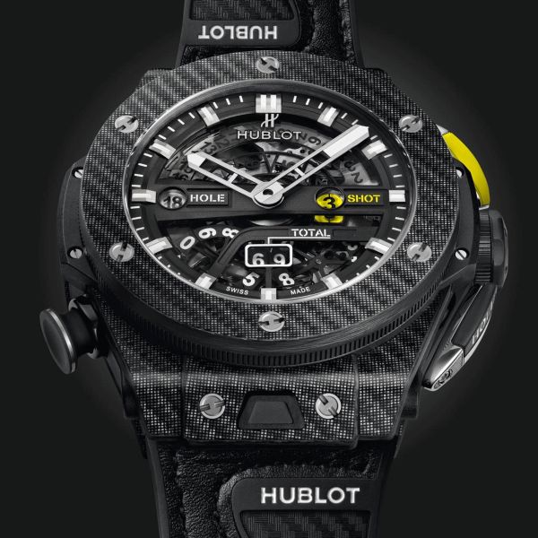 Montre Hublot Unico Golf Black Carbon 45 mm 416.YT.1120.VR Lepage