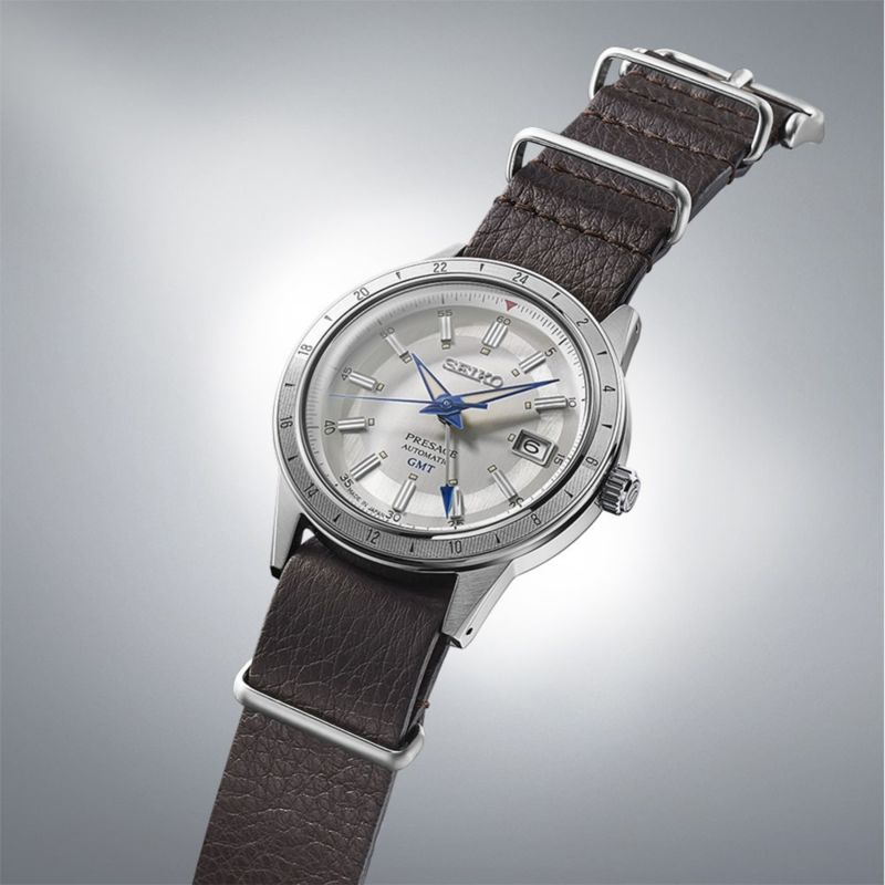 Montre Seiko Presage Style 60's GMT "Laurel" SSK011J1 - Lepage