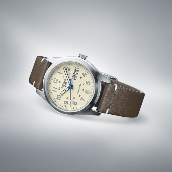 Seiko 5 outlet cream dial