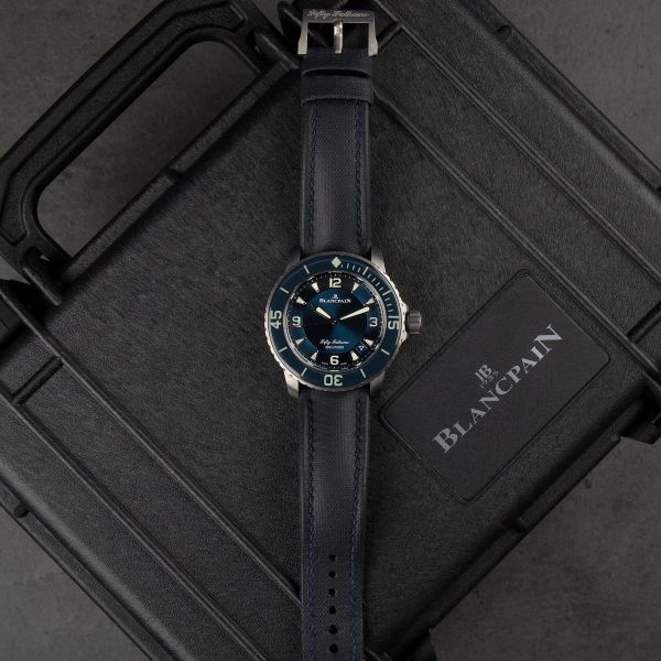 Pre Owned Blancpain Fifty Fathoms Automatic Titanium 5015 12B40