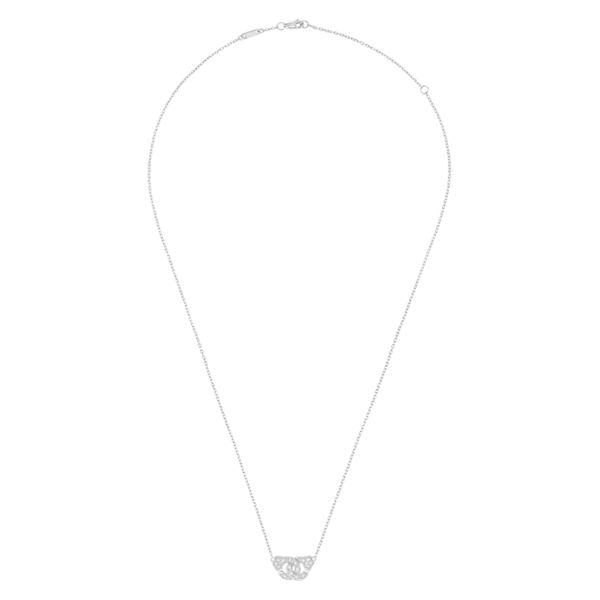 Collier Menottes Dinh Van R8 En Or Blanc Et Diamants | Lepage