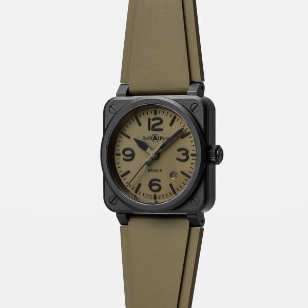 Bell Ross New BR 03 Military Ceramic automatique 41 mm Lepage