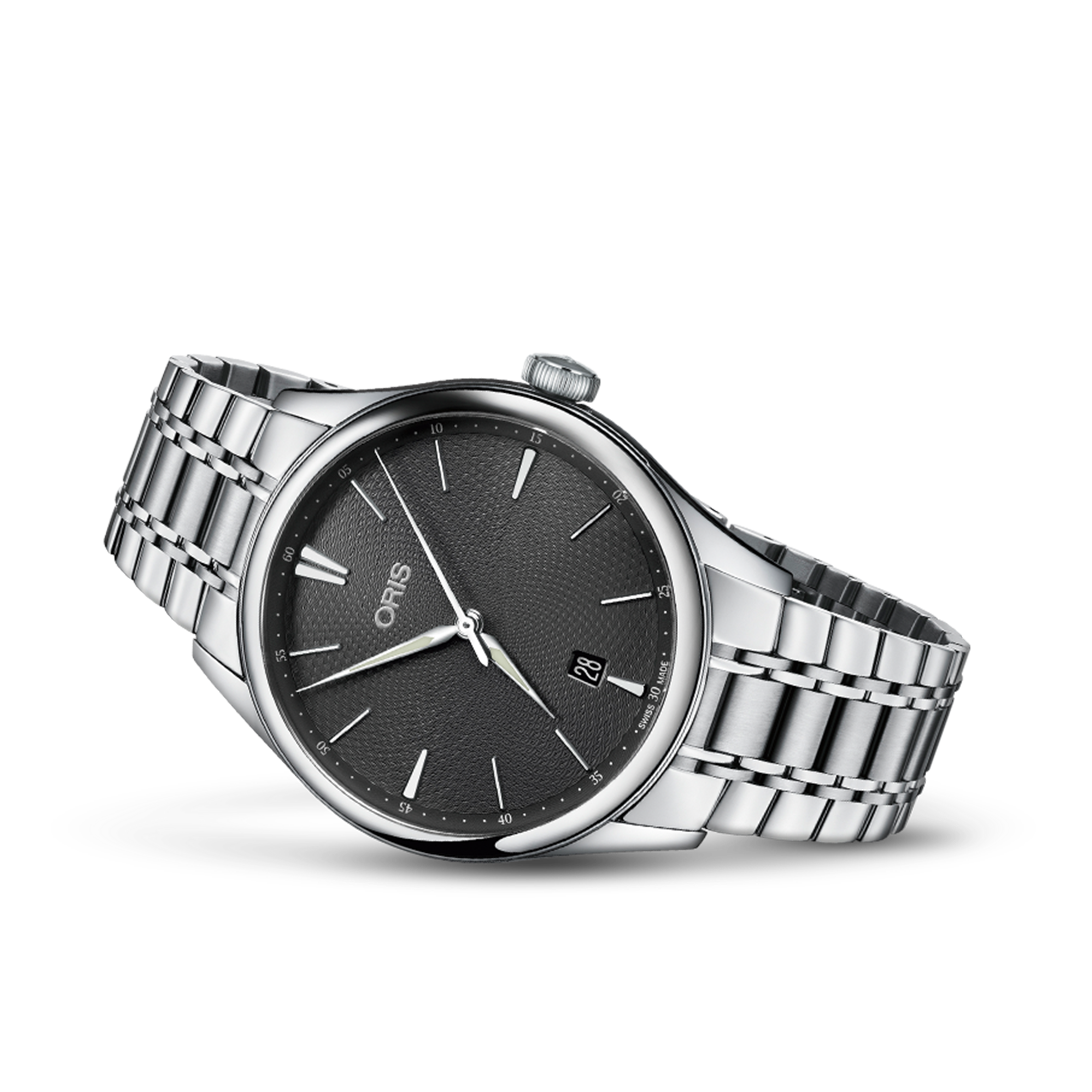 Oris Artelier Date grey dial 01 733 7721 4053 07 8 21 88 Lepage