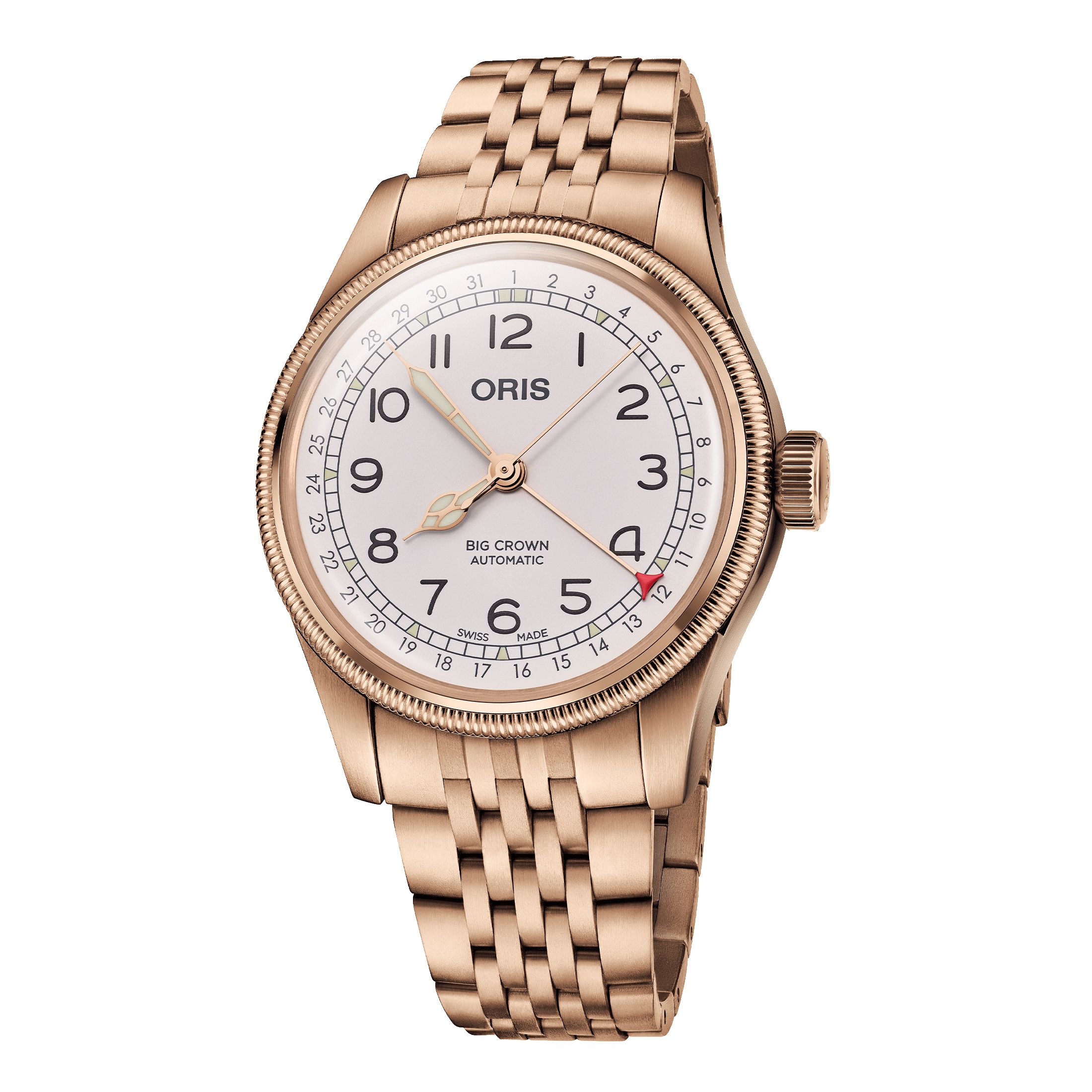 Oris big crown outlet pointer date rose gold