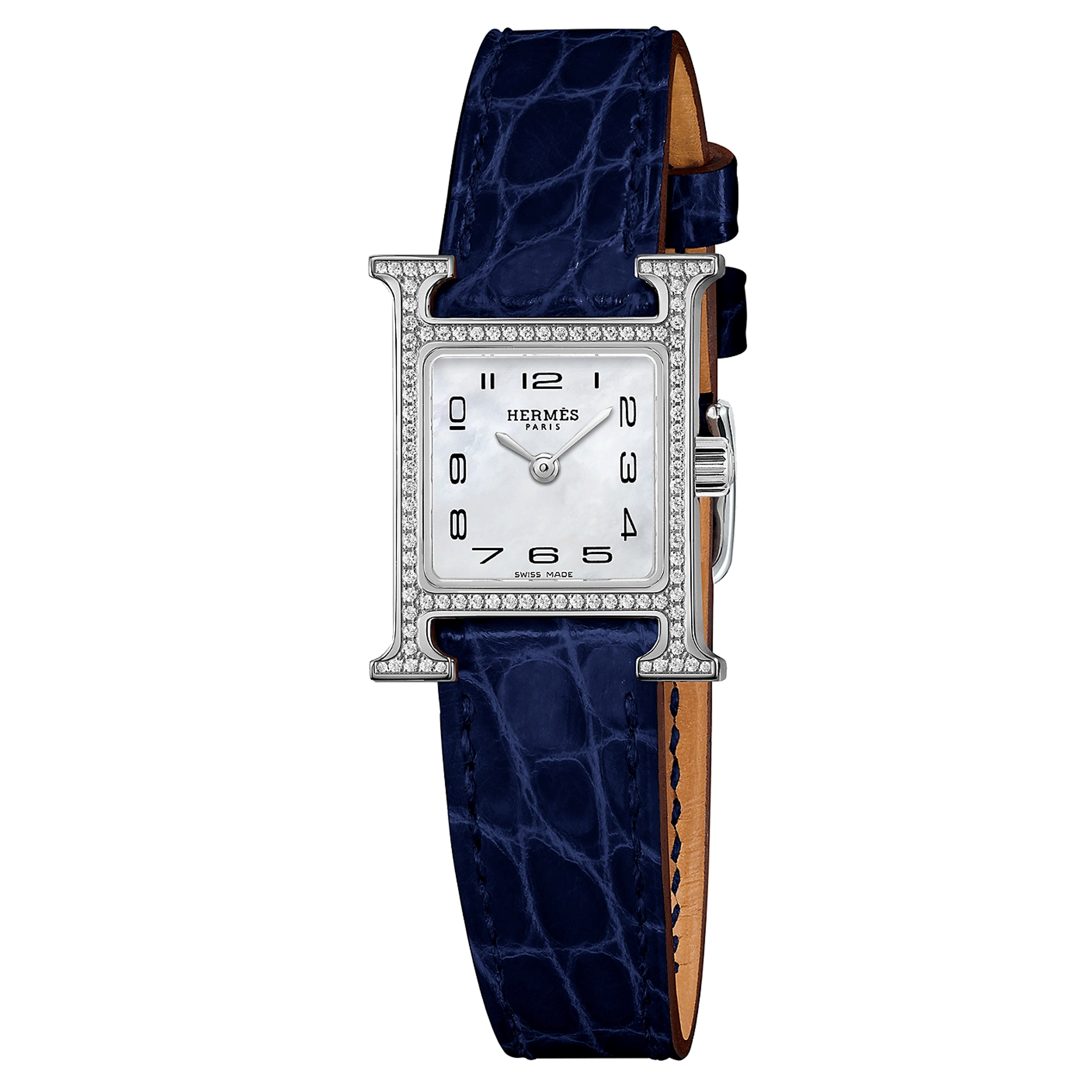 HERMES Heure H Mini Model quartz 21 mm Watch W055665WW00 Lepage