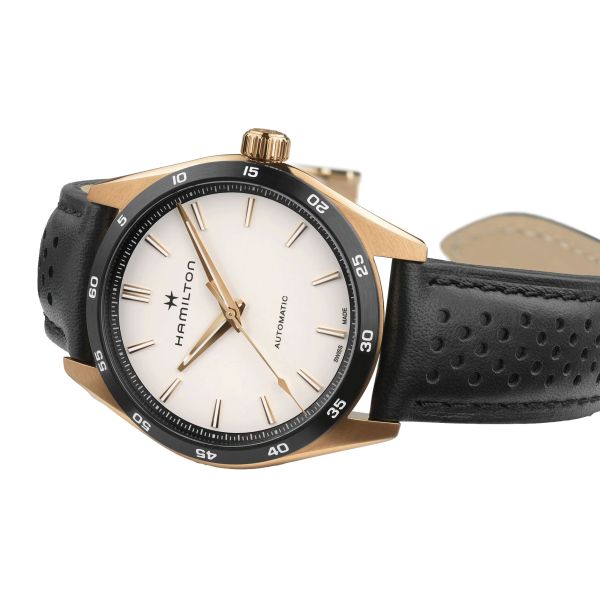 Hamilton rose gold outlet watch