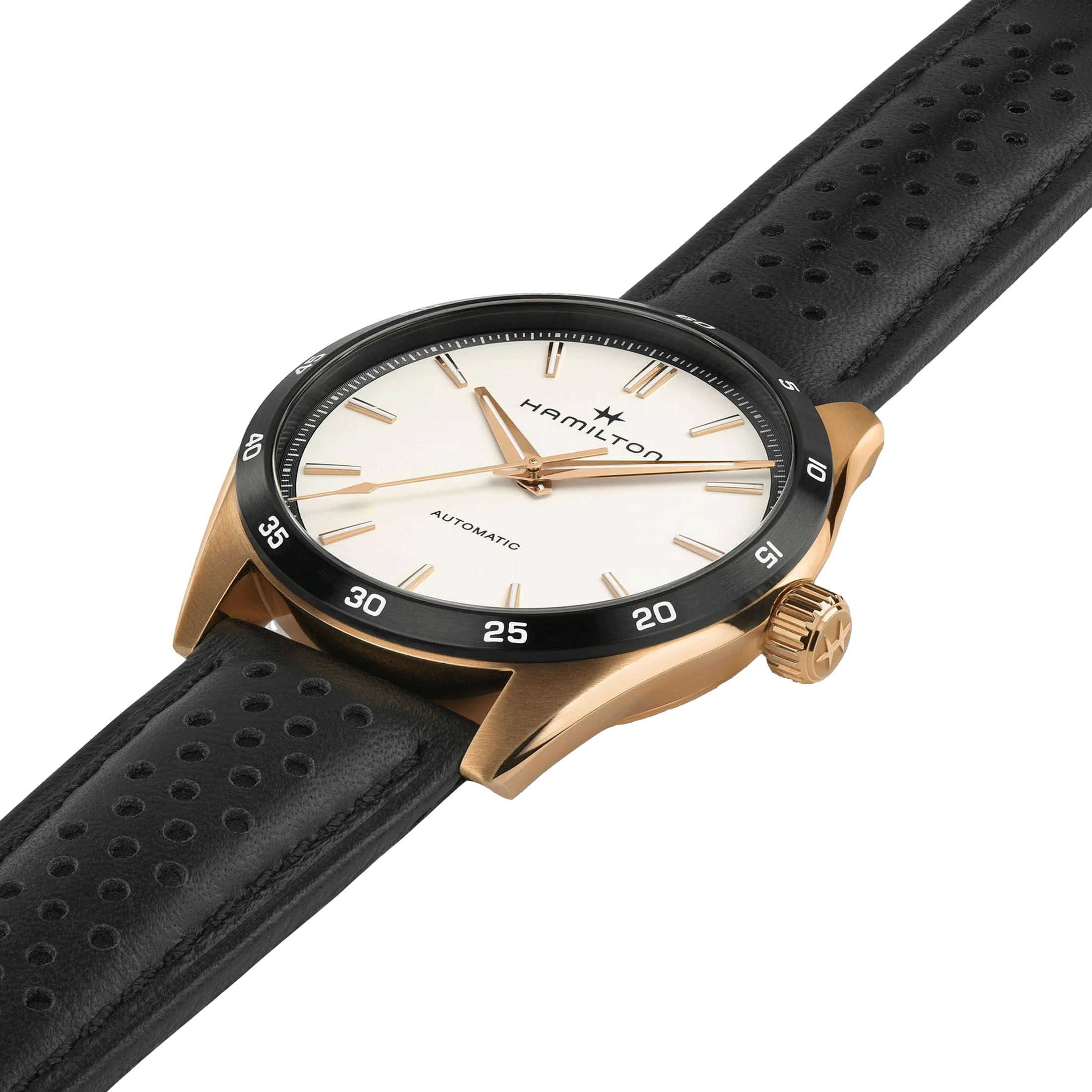 Hamilton watch rose gold best sale