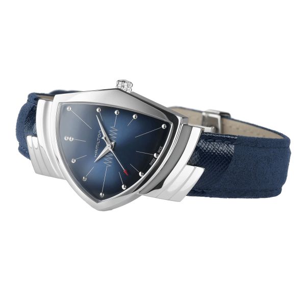 Montre Hamilton Ventura Blue quartz 32 3 mm H24411942 Lepage