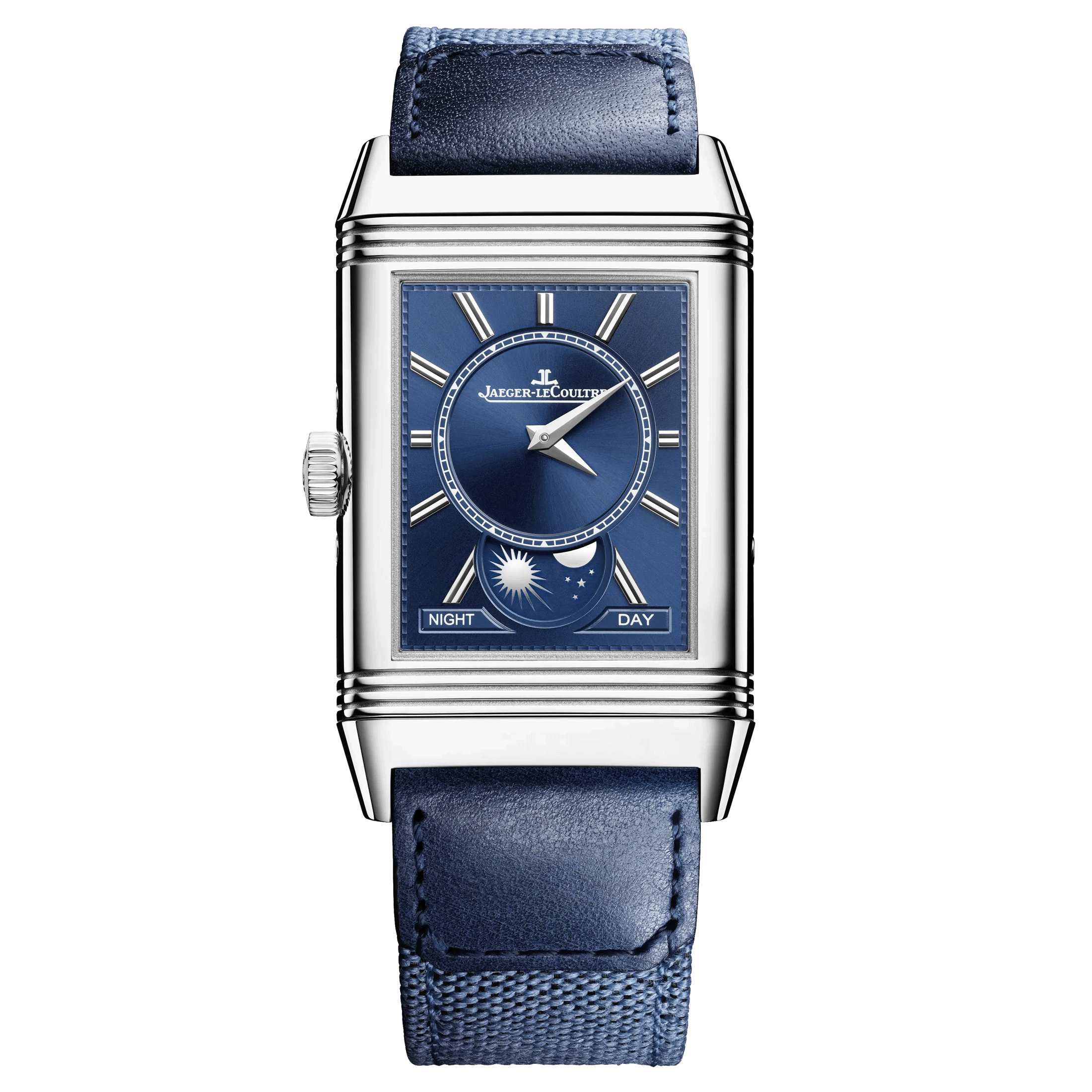 Jaeger lecoultre reverso hot sale blue dial