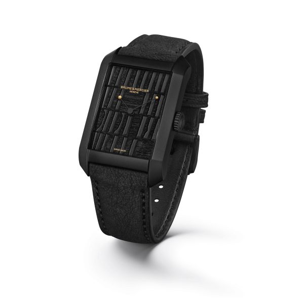 Men's square bamboo watch with free shipping from UK