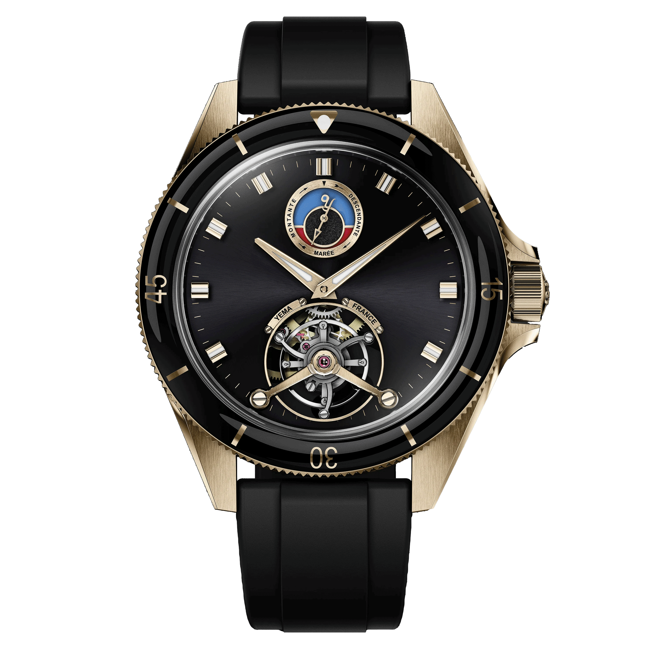 Yema Yachtingraf Tourbillon Mareograph Watch 37.33.66.ZN.U6 - Lepage