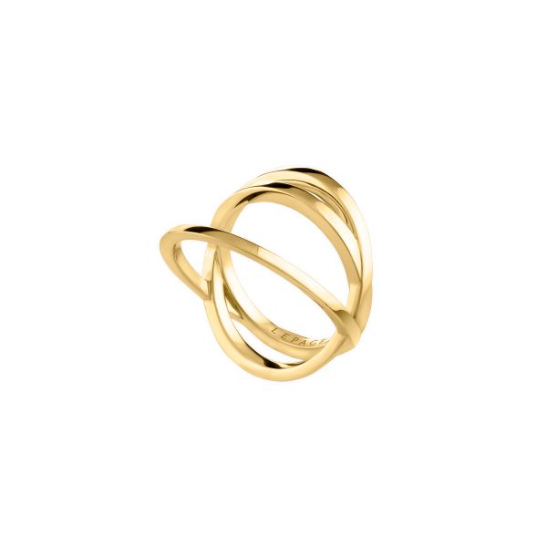 Lepage Luna ring in yellow gold