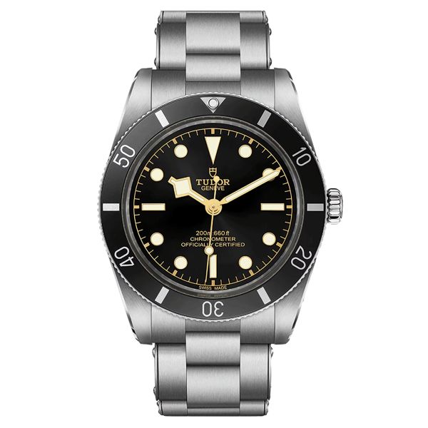 Tudor Black Bay 54 automatic black dial steel bracelet 37 mm