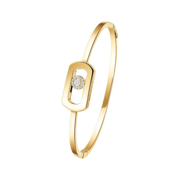 Messika So Move band in yellow gold and diamonds