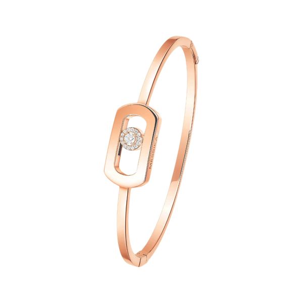 Messika So Move band in rose gold and diamonds