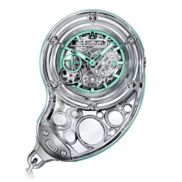 Pocket Watch Hublot x Arsham Droplet titanium and sapphire mechanical caliber MECA-10