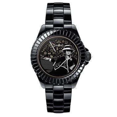 Montre chanel fashion j12 noire