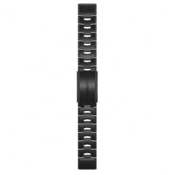 Bracelet Quickfit 22 mm Titane revêtement carbone Noir