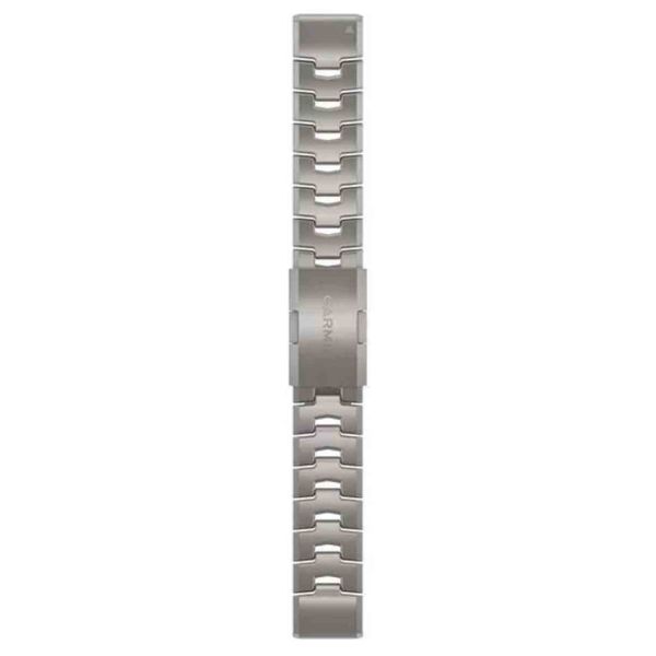 Bracelet Quickfit 22 mm Titane revêtement carbone Silver