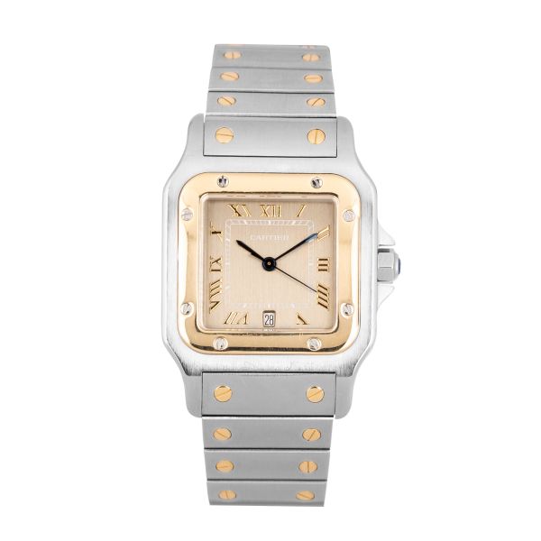 Cartier Santos Steel & Gold 1566 quartz 29 x 41 mm 