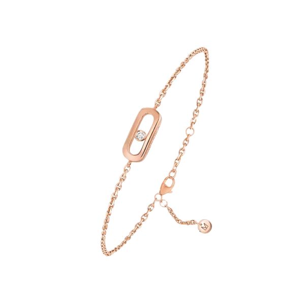 Messika Care(s) necklace in rose gold and diamonds