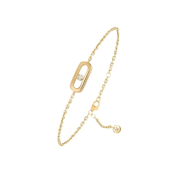 Messika Care(s) necklace in yellow gold and diamonds