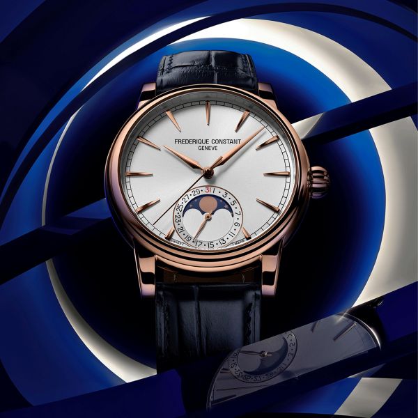 Frederique constant moonphase rose gold hotsell