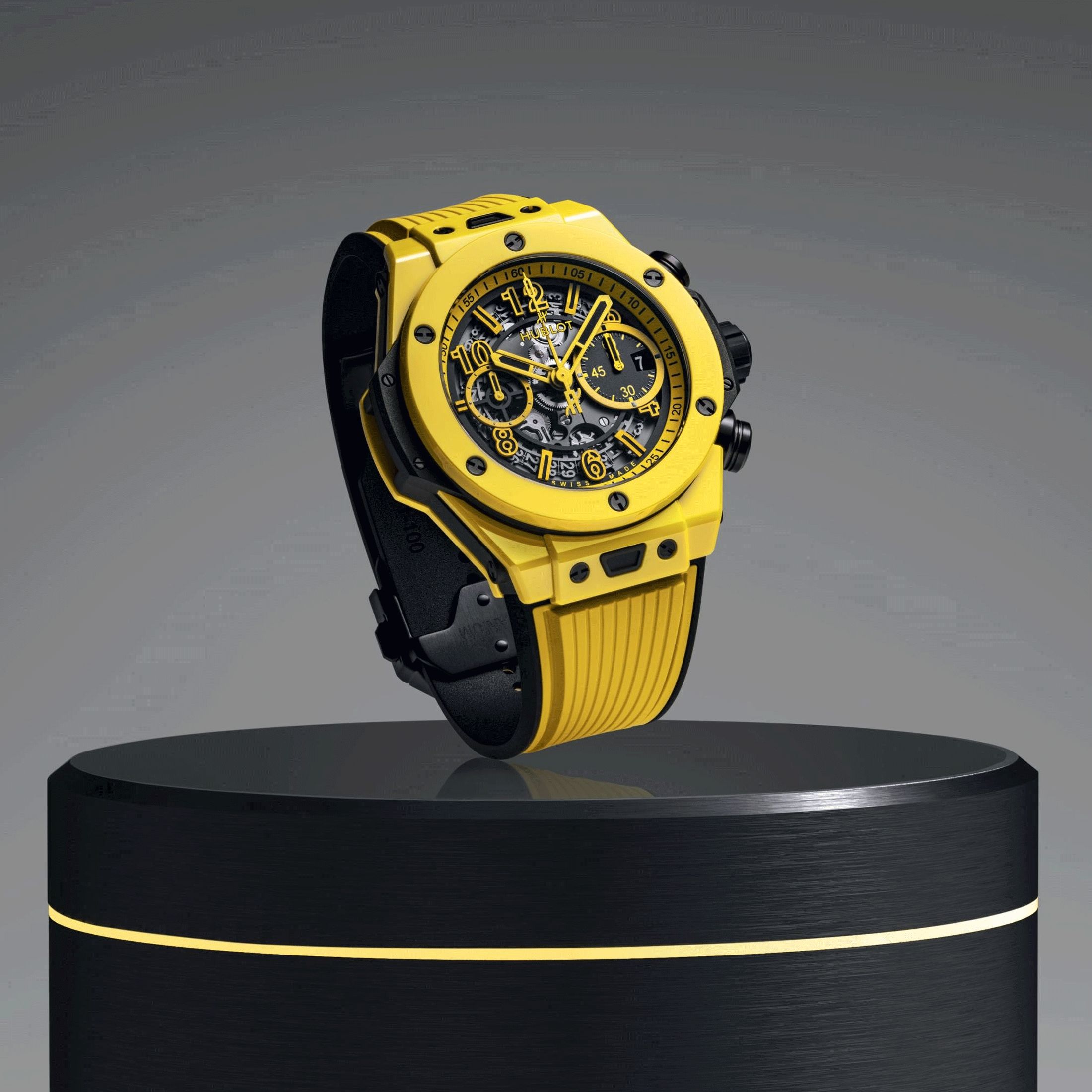 Hublot yellow strap sale