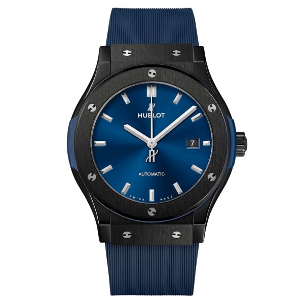 Hublot Classic Fusion Ceramic Blue automatic watch blue dial 42 mm 542.CM.7170.RX