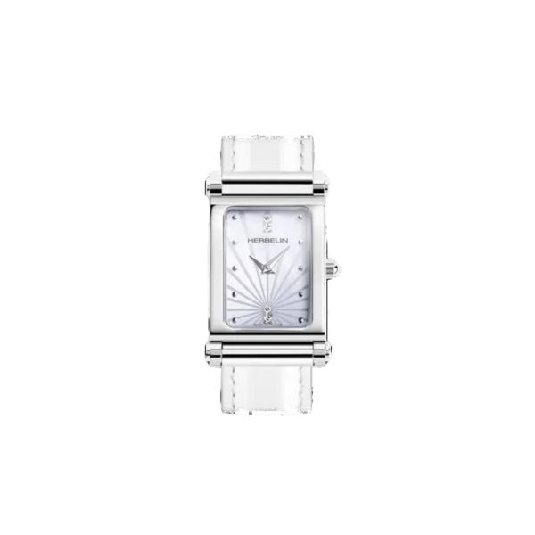 Boîtier Herbelin Antarès quartz cadran nacré 24 x 19 mm