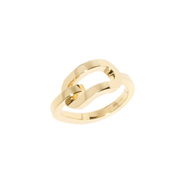 dinh van Maillon large model ring in yellow gold