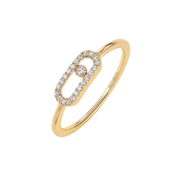 Messika Move Uno yellow gold diamond ring 4705J Lepage