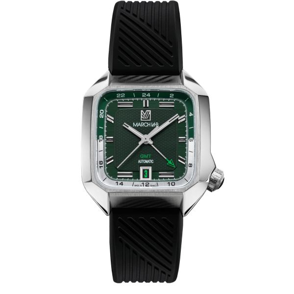 March LA.B AM2 GMT Automatic Grall silicone strap 39 mm