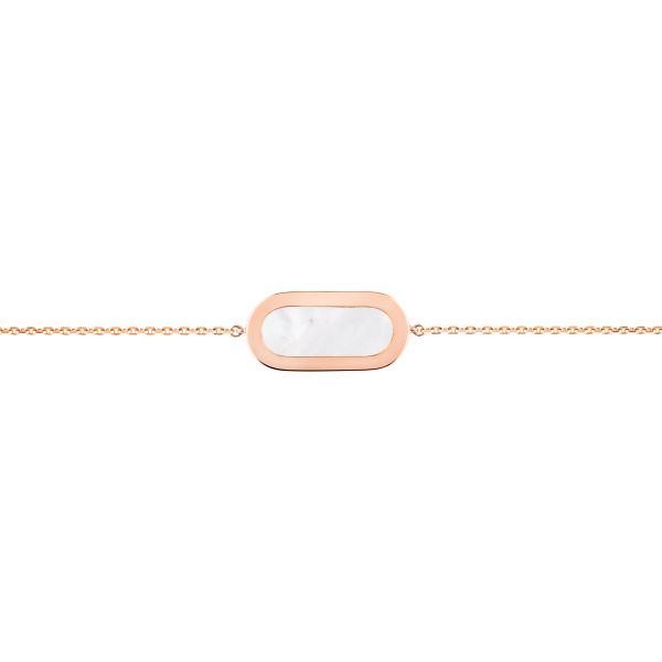 So Shocking Inverso reversible necklace in rose gold, mother-of-pearl diamonds and onyx