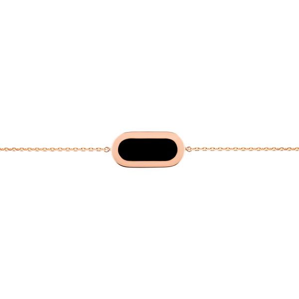 So Shocking Inverso reversible necklace in rose gold, mother-of-pearl and onyx