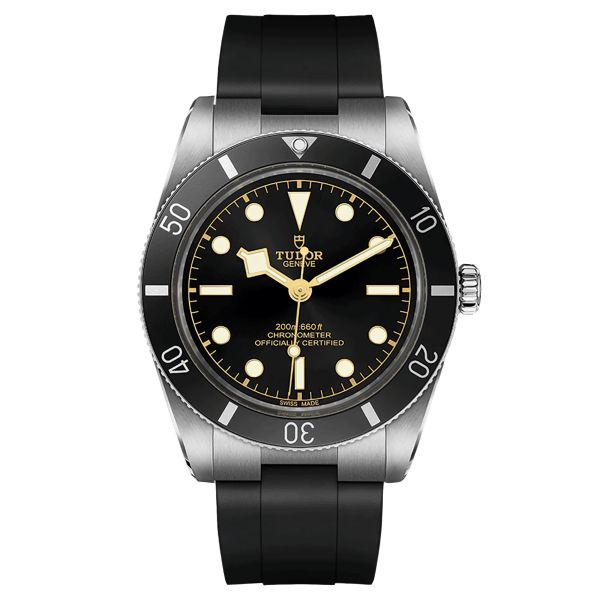 Montre Tudor Black Bay 54 automatique cadran noir bracelet caoutchouc 37 mm M79000N-0002