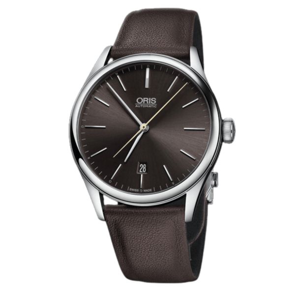 Oris Dexter Gordon Limited Edition automatic grey dial leather strap 40 mm