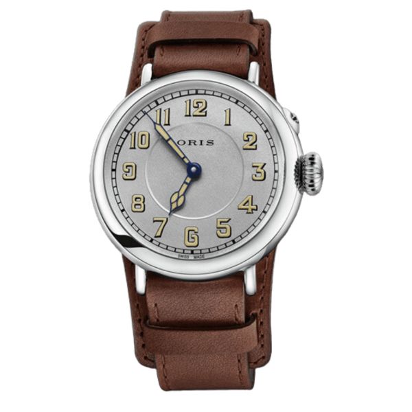 Oris Big Crown 1917 Limited Edition automatic silver dial leather strap 40 mm