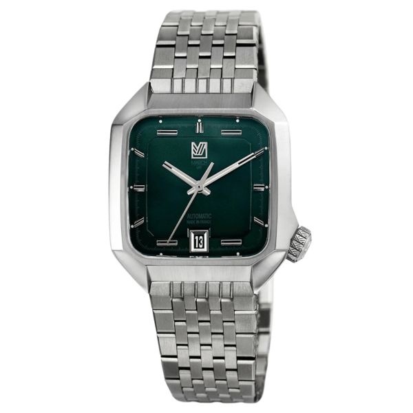 Montre March LA.B AM2 Slim Automatique Grall bracelet acier 36 mm