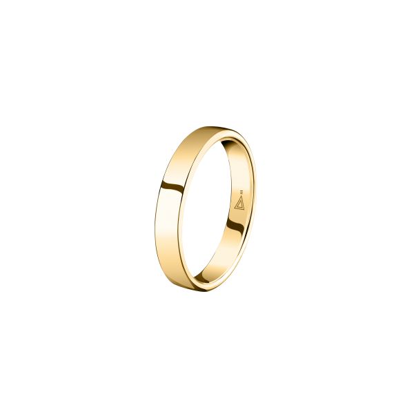 Lepage 5 mm Emoi wedding ring in polished yellow gold