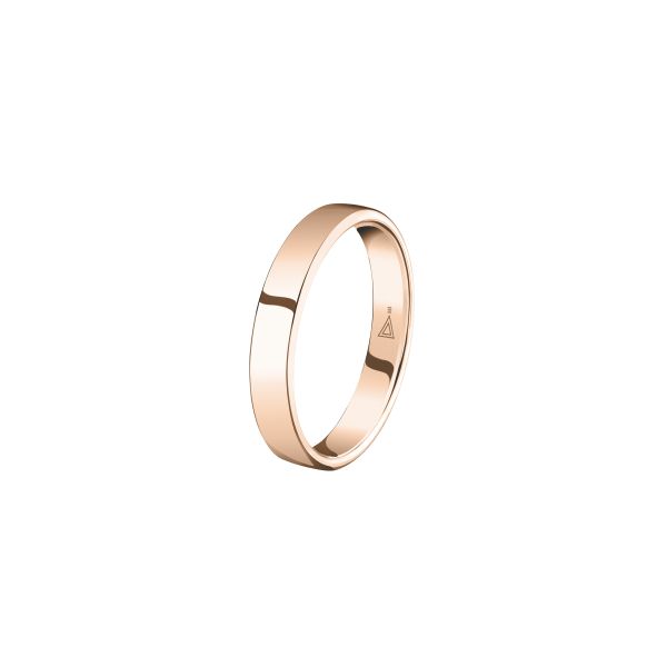 Lepage 5 mm Emoi wedding ring in polished rose gold