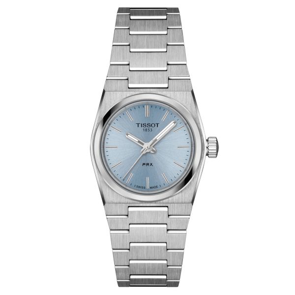 Montre Tissot PRX quartz cadran bleu bracelet acier 25 mm T137.010.11.351.00