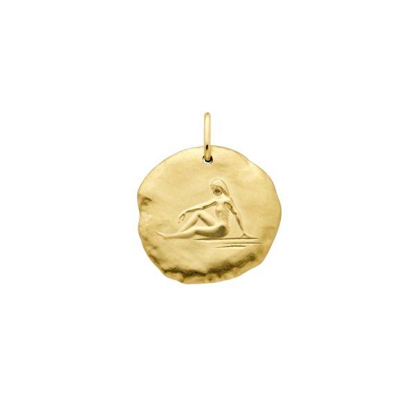 Arthus Bertrand Vierge medal in yellow gold 23 mm