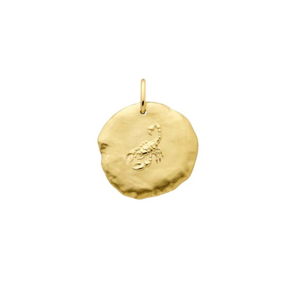 Arthus Bertrand Scorpion medal in yellow gold 23 mm