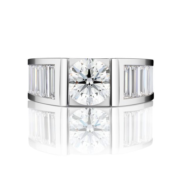 Bague Lepage L'Audacieuse en or blanc et diamants