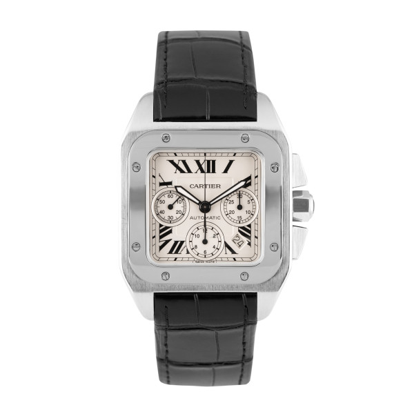 Cartier Santos 100 XL chronograph automatic 40 x 40 mm Full Set 2007