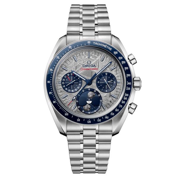 Montre Omega Speedmaster Moonphase Co-Axial Master Chronometer Météorite 43 mm 304.30.43.52.06.001