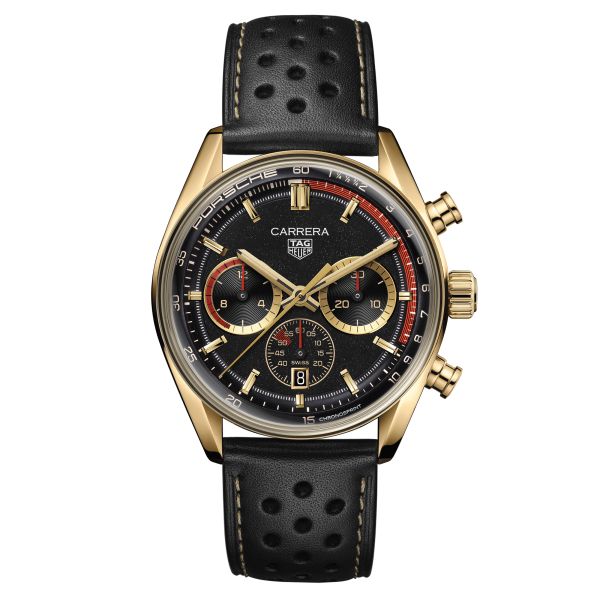 Montre TAG Heuer Carrera Chronosprint x Porsche Rallye Or Jaune automatique 42 mm CBS2041.EB0382