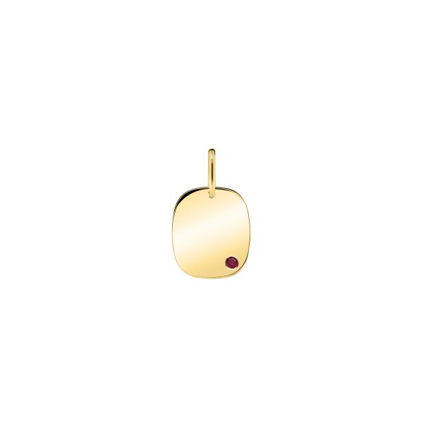 Colette Cushion Medal in Yellow Gold and Ruby